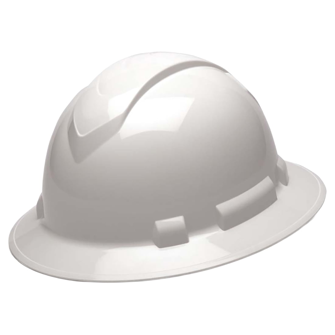 White-Ridgeline Full Brim 4 Pt Ratchet Suspension