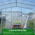 thumbnail image 4 of Farm Plastic Supply - Clear Vinyl Sheeting - 20 Mil 4' Wide - Vinyl Plastic Sheeting, Clear Vinyl Sheet for Storm Windows, Covering, Protection, Tablecloth Protector (4' x 5'), 4 of 5