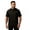 Black1, variant on TOPTIE Short Sleeve Chef Coat Jacket White Lightweight Button Chef Uniform