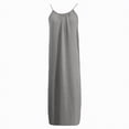 thumbnail image 4 of NIEWTR Robe Décontractée Tissée pour Tout-Petits et Bébés Filles, Bretelles Larges, Robe Soleil Fluide pour les Journées d'Été (Gris, 12-13 Ans), 4 of 6