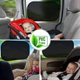 thumbnail image 4 of Sombrilla para coche de bebé de 2 piezas, Protección térmica/UV profunda, Sombrilla autoadhesiva para niños, Colocación rápida y sencilla, Bolsa de almacenamiento incluida, tamaño 50*30 cm (m), 4 of 5