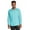 Long Sleeve Atoll Blue, variant on 9 Crowns Essentials Men's Guayabera Button Down Shirt (Dark Gray, 3XL)
