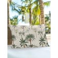 thumbnail image 4 of Outdoor Pillows Waterproof, Summer Palm Tree Throw Pillows with Inserts Included, Tropical Plants Botanical Vintage Indoor Outdoor Decorative Lumbar Pillow for Bed/Couch/Patio 12"x20", 1Pcs, 4 of 8