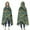 Teal Marble Gold, variant on Wearable Blanket,Beige Gold Teal Splash Pattern Hooded Wearable Flannel Blanket for Adults & Teens,Winter Poncho Shawl Wrap Cape Cozy Anti-Pill,50"x60"