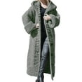 thumbnail image 1 of Avamo Ladies Loose Jumper Tops Open Front Work Cable Dark Gray 3XL, 1 of 2
