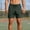 Army Green, variant on BVnarty Men's Summer Quick Dry Athletic Beach Shorts, Solid Color With Zipper Pockets, Drawstring Elastic Waist Casual Travel Sports Short Pants Khaki XXXXL