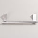 thumbnail image 4 of Stainless Steel Towel Hanging Rack Single-bar Multi-function Doors Organizer Punch-free Towel Hanger (Size S), 4 of 5