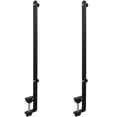 thumbnail image 3 of 2 Pcs Support de Tringle Réglable pour Planches à Chevilles Usage Maison et Bureau Idéal pour Organiser Fournitures Outils et Accessoires Noir, 3 of 9