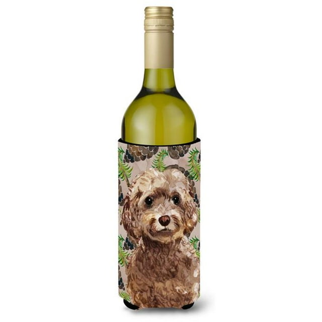 Cockapoo Pin Cônes Bouteille de Vin Beverge Isolant Hugger
