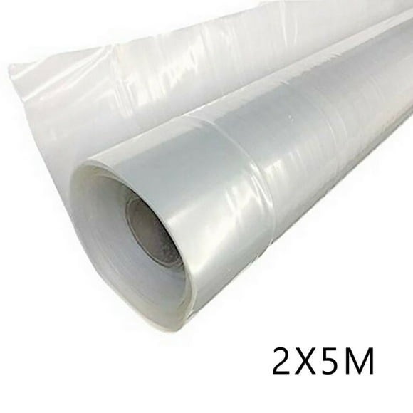 Bgsha Clear Plastic Sheeting Film Garden Covers for Plants Clear Plastic Small Arch Shed Transparent Film PE Hot House Cover Dustproof