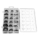 thumbnail image 1 of Surtido de 125 juntas tóricas de goma resistentes al desgaste y multifuncionales, 1 of 12