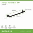 thumbnail image 7 of Symmons 493Tb24 Verity 24" Towel Bar - Nickel, 7 of 7