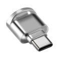 thumbnail image 1 of Adaptador de Lector Bearachild Metal Plateado Interfaz USB3.1 Tipo C Compatible con 128GTF, 1 of 5