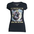 thumbnail image 5 of Stars and Moon Women's Short Sleeve Graphic Tee, 5 of 5