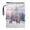 Deer in Snowy Forest, variant on HELLHERO Book Sleeve Protector Pouch Bible Case Bag for Washable Book Organzoer Holder Polyester with Handle and Zipper, Sunflower Field Butterflies