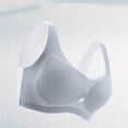 thumbnail image 3 of Ersazi Front Hook Bras For Women Ice Silk Lymp And Shaping & Powerful Lifting Bra, Non-Marking Comfort Bras Gray 2Xl, 3 of 7