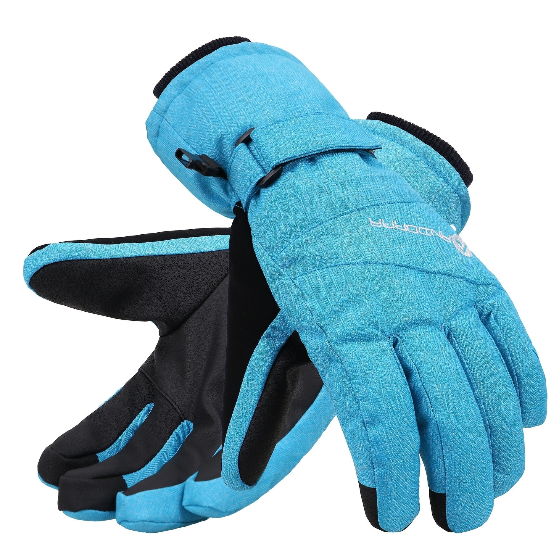 Women's Zippered Pocket Touchscreen Ski Snowboard Gloves