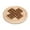 D, variant on BINGLI Wooden Solitaire Game –Peg Solitaire Puzzle Toy - Classic Board Game Marble Chess Mind Game, Round Board with Wooden Balls One Player Gameplay Brainteaser Puzzle