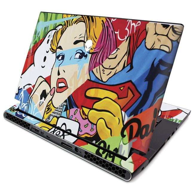 MightySkins ALWM15R219-Cartoon Mania Skin for 2019 Alienware M15 R2 ...