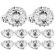 thumbnail image 1 of FENGGUIQU 10Ud Clips Decorativos Para En Metal Plateado Para Fiestas Navideñas, 1 of 7