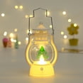 thumbnail image 3 of Christmas Lantern Glittering Santa Claus Scene, Lighted Lantern Santa Claus for Christmas Decorationa and Gifts, 3 of 3