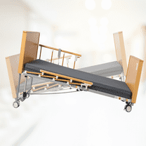 MaxKare Hospital Bed Set  Fully Electric  - Professional 5-Function, Includes Foam Mattress, Guardrails & Steel Frame, Heavy Duty 500lbs