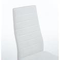 thumbnail image 5 of Chair Set Of 4, Golden Color Leg, White Seat, 5 of 12