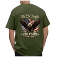 thumbnail image 6 of UngA 250 Anniversary USA Shirt Men Eagle Graphic 1776-2026 T-Shirt 4th of July Tees American Flag Patriotic Short Sleeve Top Men Shirts AG,XXL, 6 of 6
