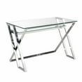 thumbnail image 1 of Bureau Acrylique avec Base Argent, 1 of 5