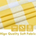 thumbnail image 3 of DriftAway Buffalo Plaid Check Curtains&nbsp;Blackout Room Darkening Thermal Insulated Yellow Buffalo Checkered Window Drapes for Farmhouse Bedroom Living Room Grommet Curtain 2 Panels 84 Inch Long, 3 of 8