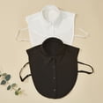 thumbnail image 5 of Helii Women's Striped Detachable Half High Collar Fashion Fake Collar for Sweater Dress Top, 5 of 5