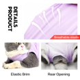 thumbnail image 3 of Traje de recuperación para gatos DOTON, ropa protectora posoperatoria, talla M, 3 of 5