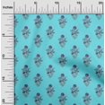thumbnail image 2 of oneOone Cotton Poplin Turquoise Green Fabric Asian Block Print Sewing Craft Projects Fabric Prints By Yard 42 Inch Wide, 2 of 4