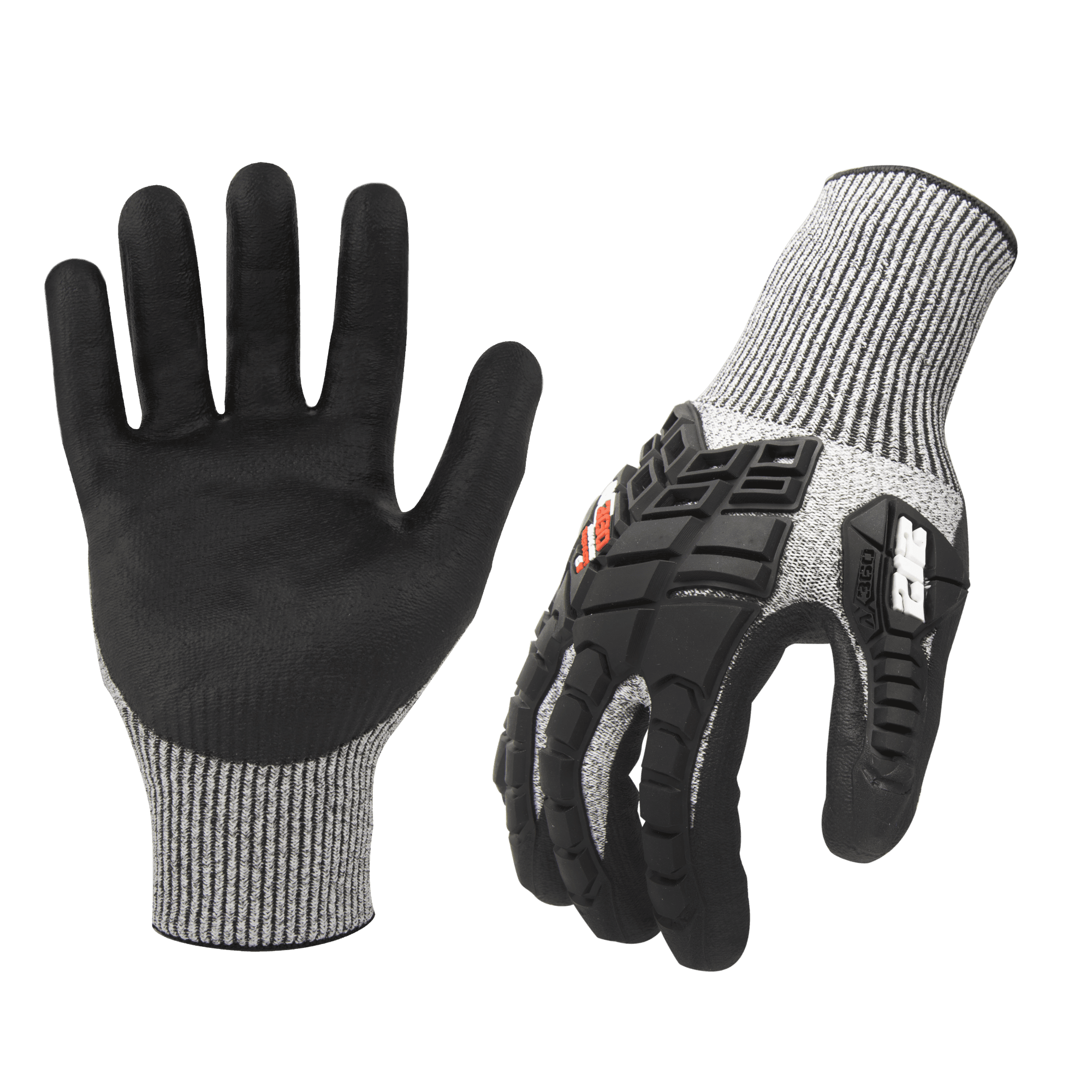212 Performance Gloves AXDG-16-008 AX360 Dotted Grip Nitrile-Dipped Work Glove, 12-Pair Bulk Pack, Small