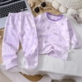 thumbnail image 7 of Leey-World Boys' Sleepwear Boys 2-piece Snug-fit Pajama Set, Soft & Cute for Kids(Purple,8-10 Years), 7 of 7
