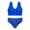 Blue, variant on Miqool Women's 2 Piece Sports Bra and Panty Sets, Comfort Wireless Seamless Bralettes and Underwear Matching Workout Yoga Gym Set