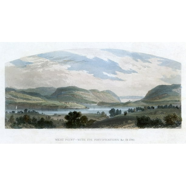 West Point, 1780. /Nwest Point With Its Fortifications On The Hudson ...