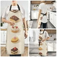 thumbnail image 2 of Yayeee Chief Kitchen Apron with Pockets for Cooking Water Resistant Unisex Adjustable Neck Strap, Red Cakes, 2 of 7