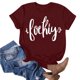 thumbnail image 2 of TaTaai Women's Round Neck Printed Top, Soft Breathable Cotton, Loose Fit, Short Sleeve, Pullover, Casual Trendy, Daily Spring Summer Wear Multi-Color Gift, 2 of 5
