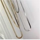 thumbnail image 4 of Snake Bone Chain Necklace for Women, Double Layer Minimalist Collarbone Necklace, for Ladies (Silver), 4 of 4