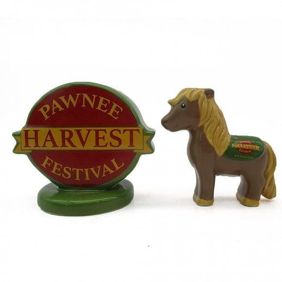 Parks and Recreation Sebastian Harvest Festival Salt and Pepper Shaker