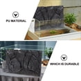 thumbnail image 3 of Decoración realista del fondo del tanque de la tortuga del tablero del fondo del tanque del reptil 3D, 3 of 6