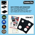 thumbnail image 6 of Stove Protector Liners Compatible with Maytag Stoves, Maytag Gas Ranges - Customized - Easy Cleaning Liners for Maytag Compatible Model MGT8655XW, 6 of 6