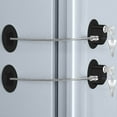 thumbnail image 4 of Tyeign Refrigerator Cabinet Lock, teens Window Lock, Non Drilled Door Lock, teen Drawer Lock - teens Safety Lock White, 4 of 9