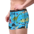 thumbnail image 4 of Balery Cute Dinosaurs Men's Boxer Briefs, Soft and Breathable Cotton Underwear with nylon Waistband-Large, 4 of 9