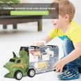 thumbnail image 3 of TRENDHAUS Triceratops Dinosaur Truck Transport Carrier Set with Pull-Back Cars for Boys-New, 3 of 6