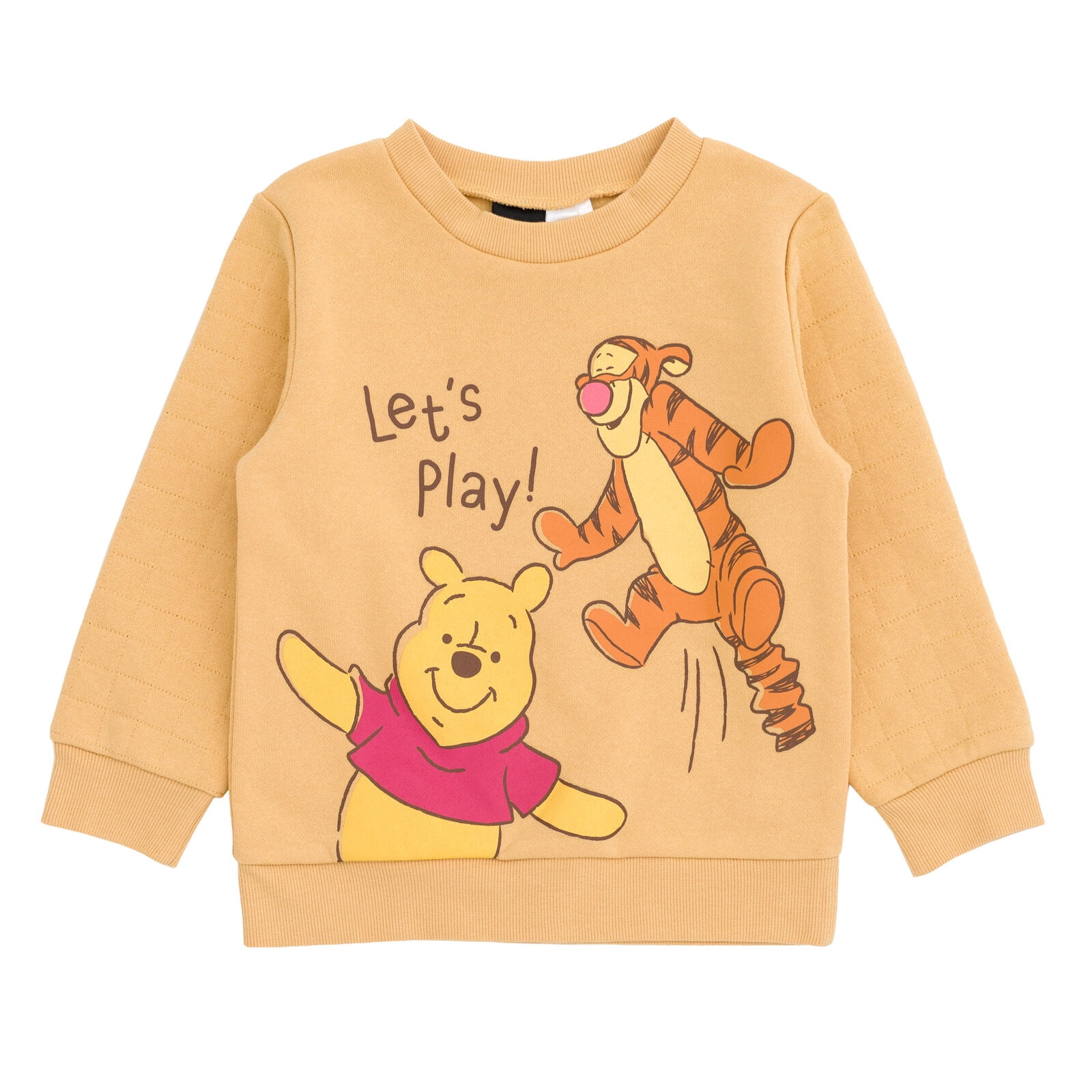 Disney Winnie the Pooh Toddler Boys' Fleece Sweatshirt and Pants Set Pooh Tigger Yellow