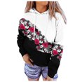 thumbnail image 1 of Gibobby Sudadera con Capucha para Mujer, Playera de Manga Larga con Capucha, Camisa para Mujer(Vino,XG), 1 of 5