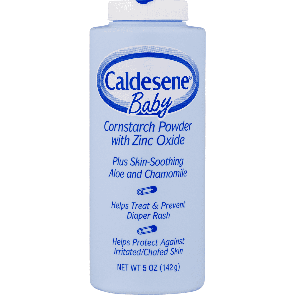 Caldesene Baby Cornstarch Powder with Zinc Oxide, 5 oz