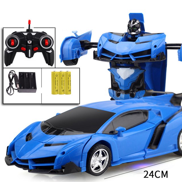 Amyove 1:18 Remote Control Transforming Car Induction Transforming Robot Rc Car Children Racing Car Model Toys For Boys